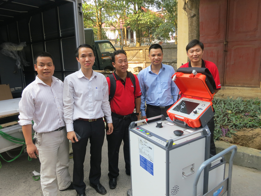 Bàn Giao Thiết Bị Định Vị Lỗi Cáp Ngầm hãng Megger